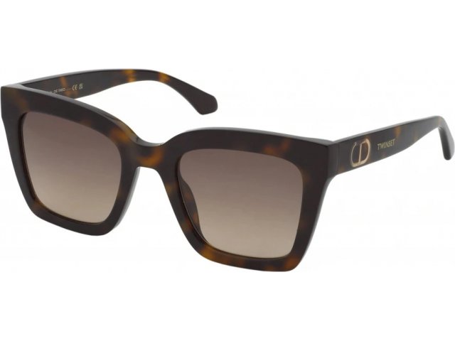 TWINSET STW019 0752,  SHINY DARK HAVANA, BROWN GRADIENT