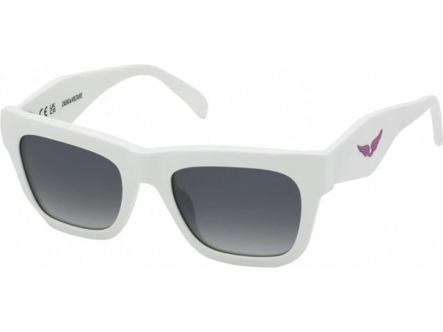ZADIG VOLTAIRE SZV367 0847,  SHINY WHITE SNOW, SMOKE GRADIENT