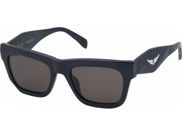ZADIG VOLTAIRE SZV367 0991,  SHINY DARK BLUE, BROWN
