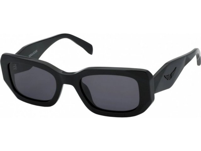 ZADIG VOLTAIRE SZV368 0700,  SHINY BLACK, SMOKE