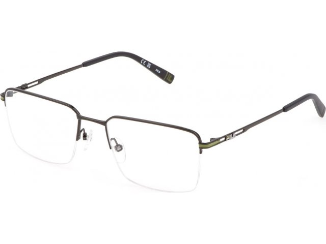 FILA VFI441 0E80,  SHINY GUN W/GREEN, CLEAR