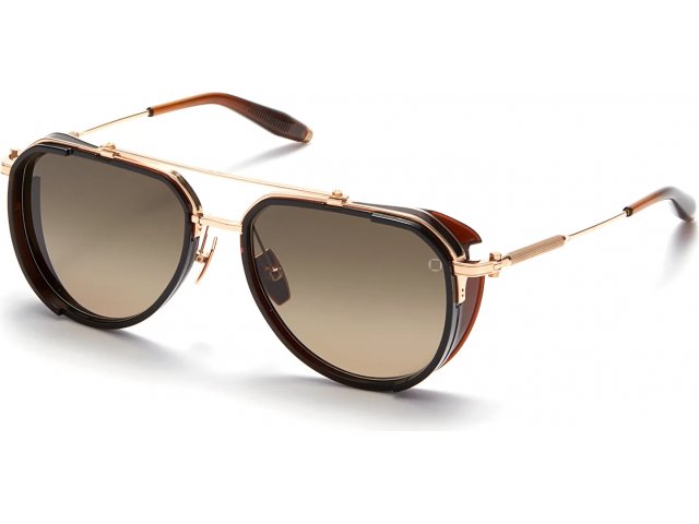AKONI ECHO GLD-BRN,  WHITE GOLD - DARK BROWN CRYSTAL, DARK BROWN TO LIGHT BROWN