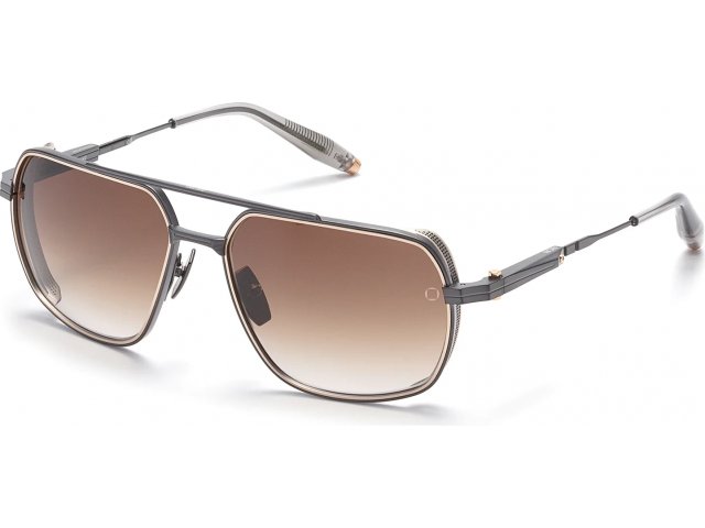 AKONI PATHFINDER BLK-GLD,  BRUSHED BLACK - MATTE WHITE GOLD, DARK BROWN GRADIENT