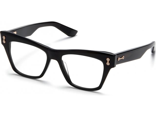 AKONI SAGITTA BLK,  BLACK CRYSTAL, CLEAR