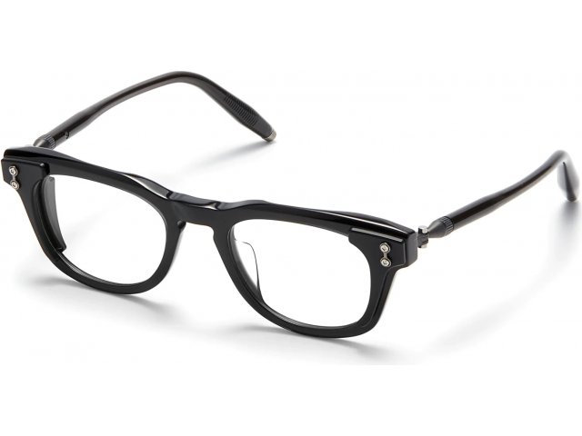 AKONI ORION BLK-BLK,  BLACK CRYSTAL - MATTE BLACK SIDE SHIELDS - BRUSHED BLACK W/ LIGHT OLIVE LENSES, CLEAR