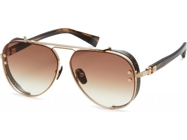 BALMAIN CAPTAINE GLD-BRN,  DARK BROWN TO CLEAR, DARK BROWN TO CLEAR