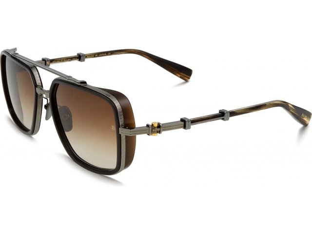 BALMAIN OFFICIER BLK - BRN,  DARK BROWN TO LIGHT BROWN, DARK BROWN TO LIGHT BROWN