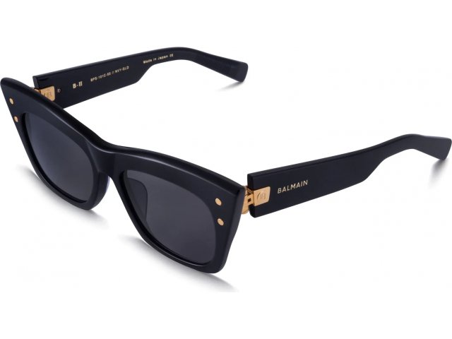 BALMAIN B-II NVY - GLD,  DARK GREY, DARK GREY