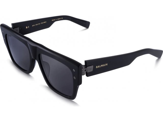 BALMAIN B-I BLK - BLK,  DARK GREY, DARK GREY