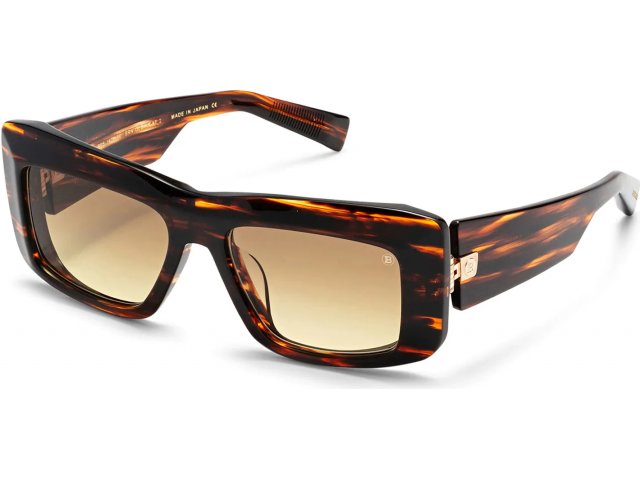 BALMAIN ENVIE BRN-GLD,  DARK BROWN TO AMBER, DARK BROWN TO AMBER