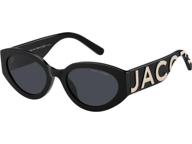 MARC JACOBS MARC 694/G/S 80S BLCK WHTE