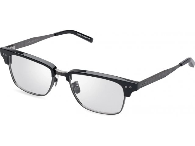 DITA STATESMAN THREE,  BLACK-ANTIQUE SILVER, CLEAR
