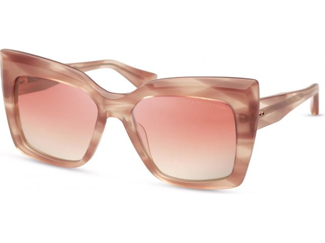DITA TELEMAKER,  DUSTY PINK SWIRL, ROSE TO CLEAR GRADIENT