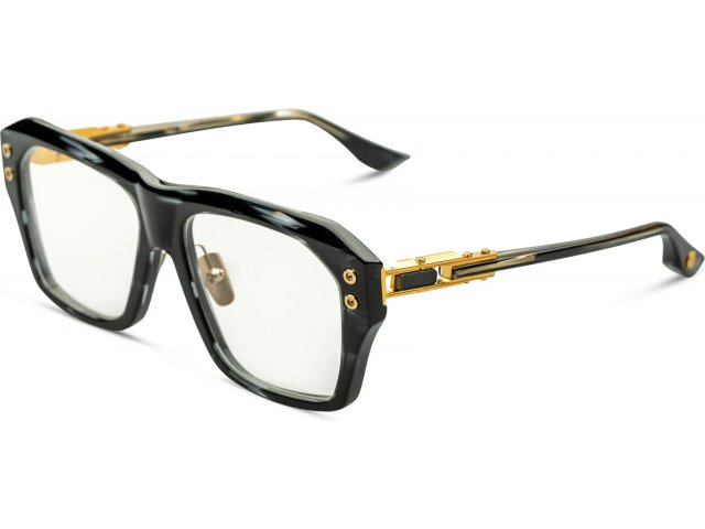 DITA GRAND-APX 01,  INK SWIRL - YELLOW GOLD, CLEAR