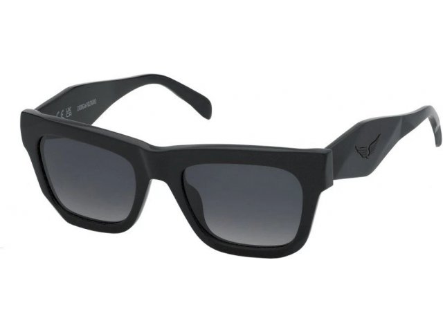 ZADIG VOLTAIRE SZV367,  SHINY BLACK, GREY