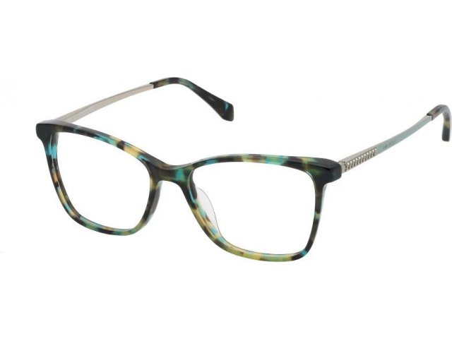 ZADIG VOLTAIRE VZV358,  SHINY GREEN/HAVANA, CLEAR