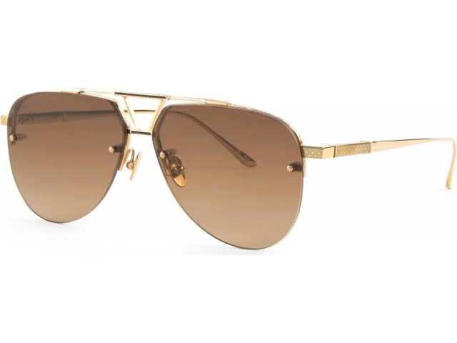 Leisure Society Bandini 18K GOLD Brown Gradient Lens