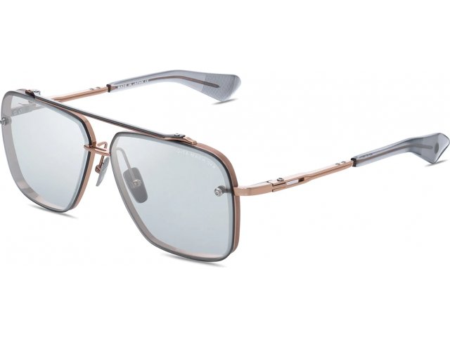 DITA MACH-SIX 02,  ROSE GOLD - BLACK RHODIUM, MEDIUM GREY