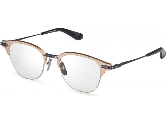 DITA IAMBIC 01,  WHITE GOLD - BLACK, CLEAR