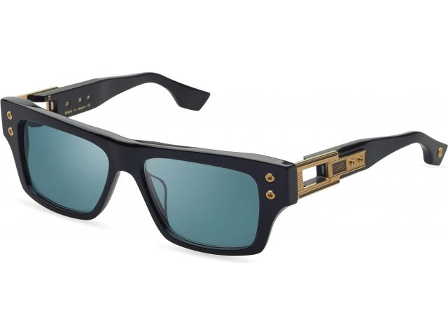 DITA GRANDMASTER-SEVEN 01,  BLACK - YELLOW GOLD, DARK TURQUOISE