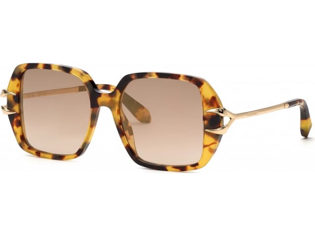 ROBERTO CAVALLI SRC030 777G,  BROWN/HONEY HAVANA, BROWN GRADIENT/MIRROR BRONZE