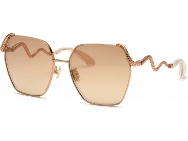 ROBERTO CAVALLI SRC035M 8FCG,  SHINY COPPER GOLD, BROWN GRADIENT