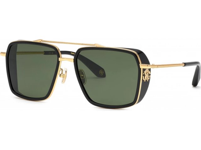 ROBERTO CAVALLI SRC036M 0300,  SHINY TOTAL ROSE GOLD, GREEN
