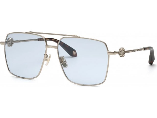 ROBERTO CAVALLI SRC036V 08FF,  SHINY GREY GOLD, BLUE