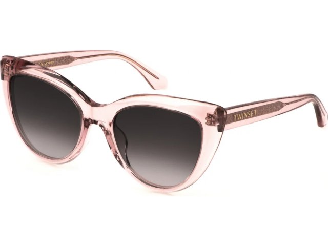 TWINSET STW028 0D48,  SHINY TRANSP.PINK, BROWN GRADIENT PINK