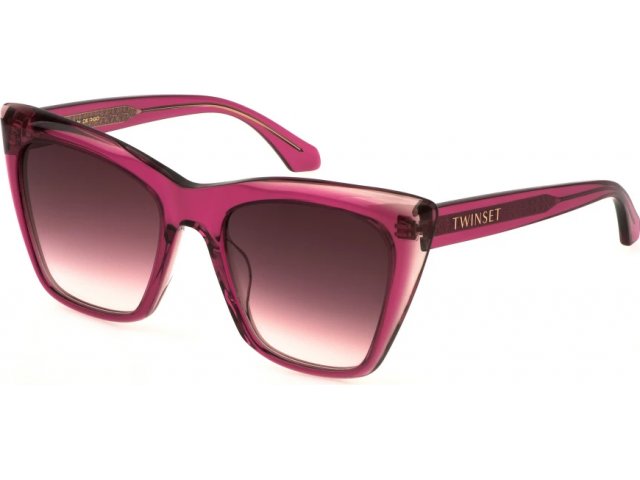 TWINSET STW029 0AEB,  TRANSP.PINK TOP+POWDER PINK, VIOLET GRADIENT