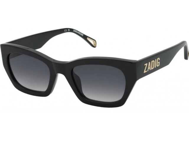 ZADIG VOLTAIRE SZV371 0700,  SHINY BLACK, SMOKE GRADIENT