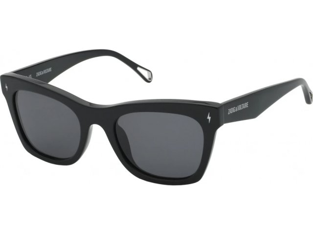 ZADIG VOLTAIRE SZV373 0700,  SHINY BLACK, SMOKE