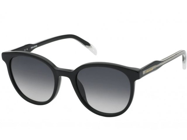ZADIG VOLTAIRE SZV376 0700,  SHINY BLACK, SMOKE GRADIENT