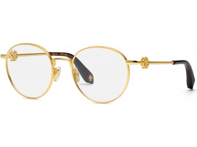 ROBERTO CAVALLI VRC047 0400,  YELLOW GOLD, CLEAR