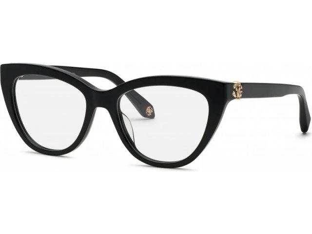 ROBERTO CAVALLI VRC049M 0700,  SHINY BLACK, CLEAR