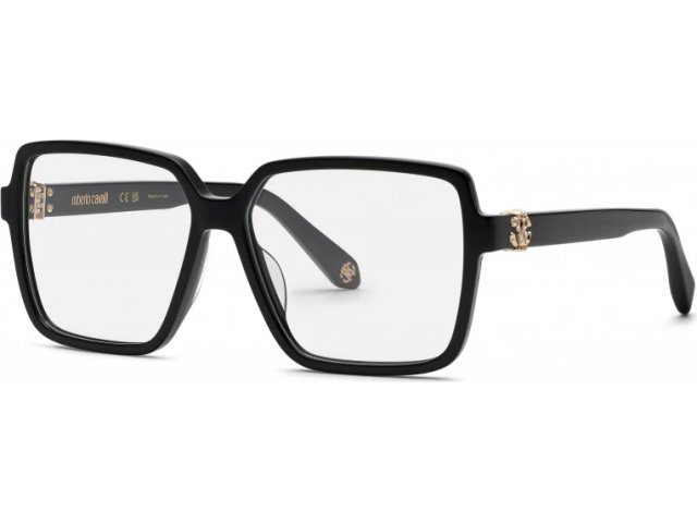 ROBERTO CAVALLI VRC050M 0700,  SHINY BLACK, CLEAR