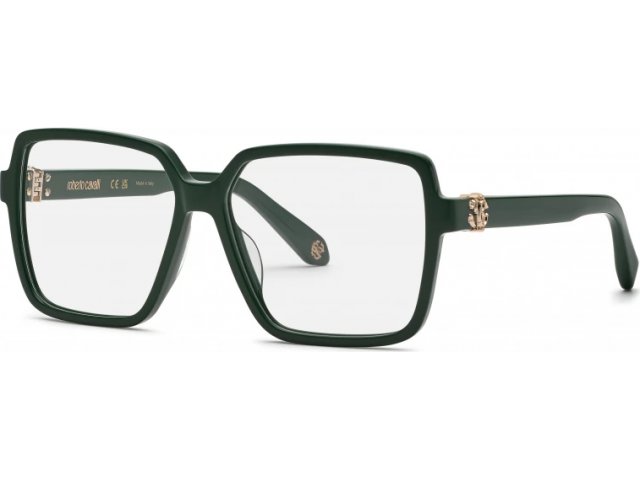 ROBERTO CAVALLI VRC050M 0D80,  SHINY FULL GREEN, CLEAR
