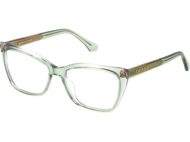 TWINSET VTW031 0912,  GREEN TOP+GREY, CLEAR