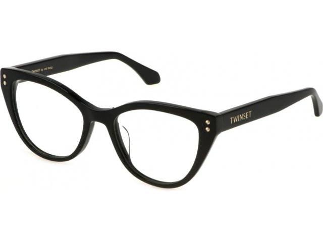 TWINSET VTW033 0700,  SHINY BLACK, CLEAR