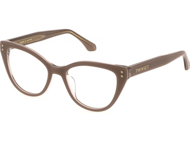 TWINSET VTW033 09HL,  BROWN TOP+BEIGE, CLEAR