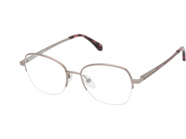 ZADIG VOLTAIRE VZV357 08HX,  SHINY PINK ROMAN WITH COLOURED, CLEAR