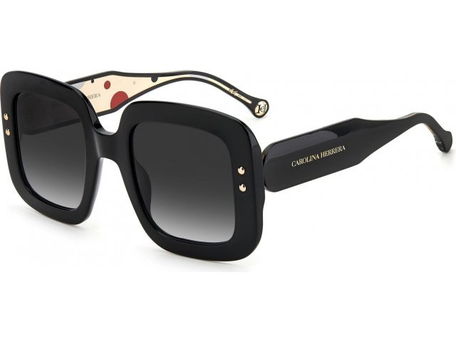 CAROLINA HERRERA CH 0010/S 807,  BLACK, DARK GREY SF