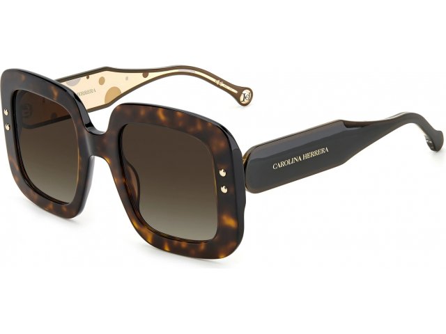 CAROLINA HERRERA CH 0010/S 086,  HVN, BROWN SF