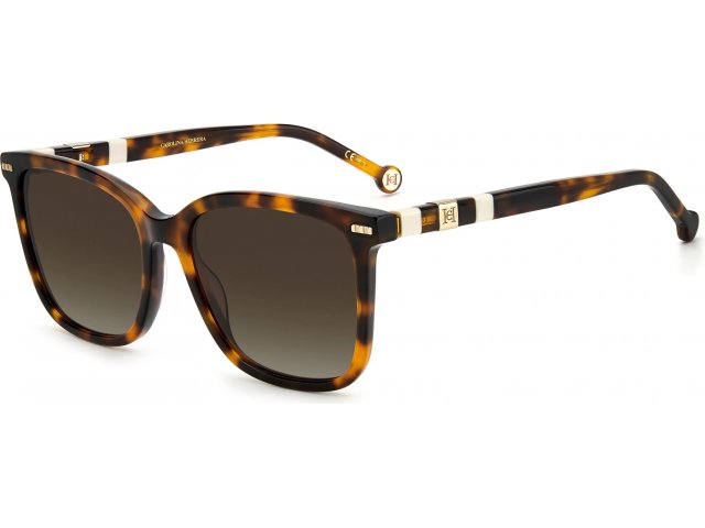 CAROLINA HERRERA CH 0045/S C1H,  HVN IVORY, BROWN SF