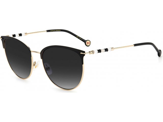 CAROLINA HERRERA CH 0037/S RHL,  GOLD BLCK, DARK GREY SF