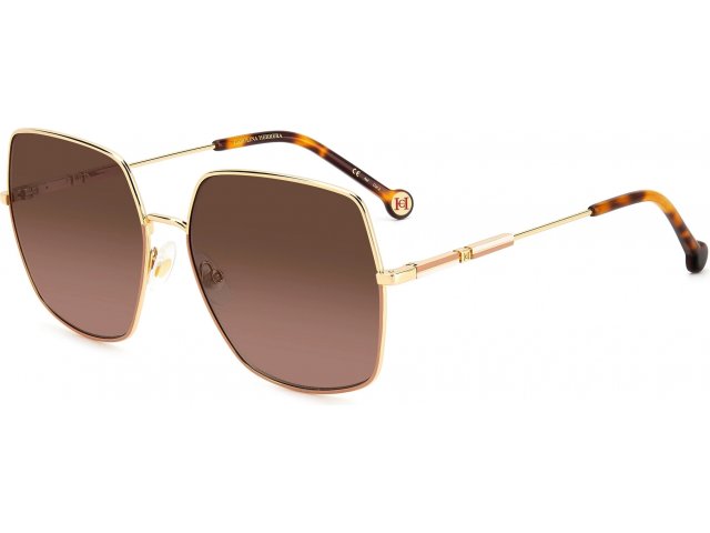 CAROLINA HERRERA HER 0139/S BKU,  GOLD NUDE, BROWN SF