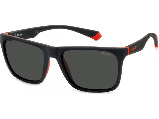 Polaroid PLD 2141/S BLX Matte Black Red