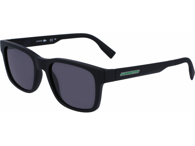 LACOSTE L3656S 002,  MATTE BLACK, GREY
