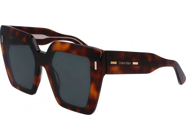 CALVIN KLEIN CK23502S 220,  BROWN HAVANA, DARK GREY