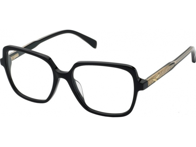 ZADIG VOLTAIRE VZV389 700,  SHINY BLACK, CLEAR
